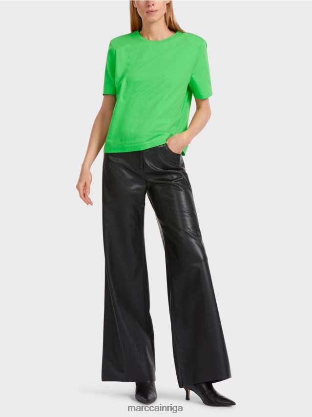 apģērbs tumši ābolu zaļš VRBHXD1249 Marc Cain t-krekls kastes griezumā