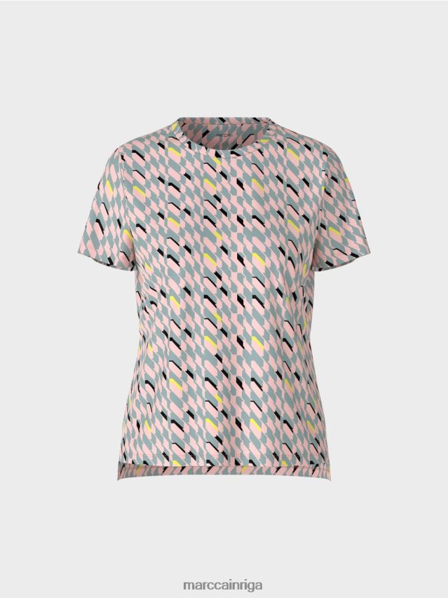 apģērbs tumši debeszils VRBHXD1314 Marc Cain t-krekls ar grafisku dizainu