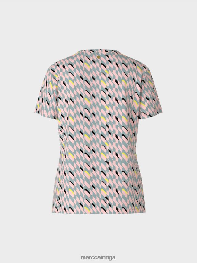 apģērbs tumši debeszils VRBHXD1314 Marc Cain t-krekls ar grafisku dizainu