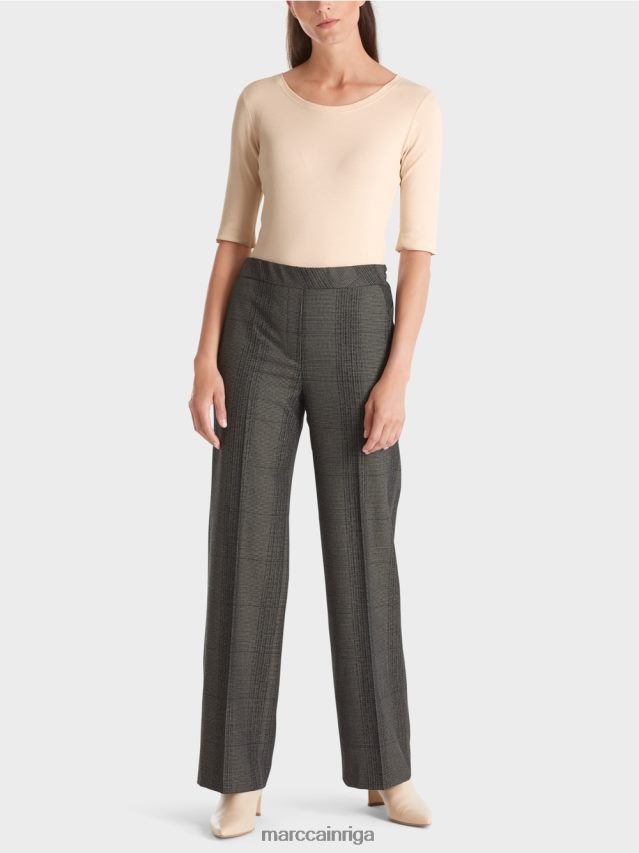 apģērbs tumšs krēms VRBHXD1339 Marc Cain t-krekls ar 3/4 garuma piedurknēm