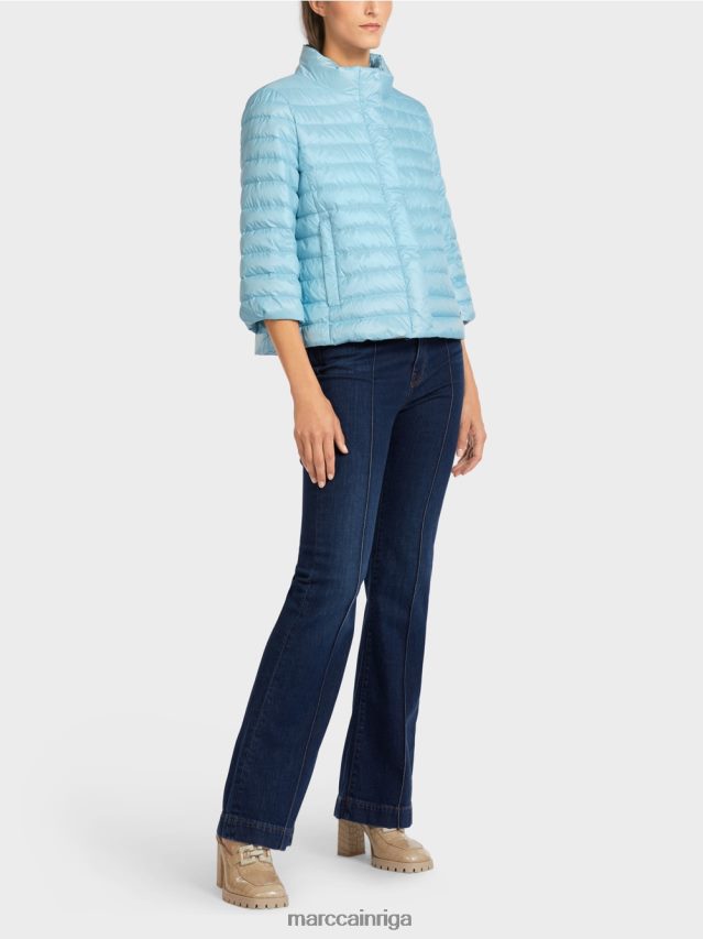 apģērbs atmosfēras zils VRBHXD301 Marc Cain "pārdomāt kopā" ​​stepēta jaka