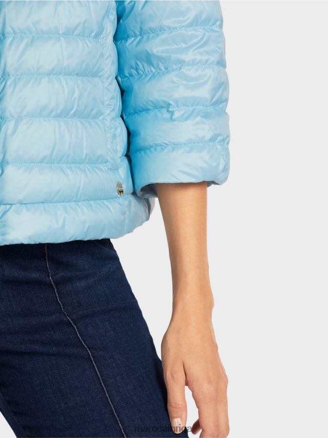 apģērbs atmosfēras zils VRBHXD301 Marc Cain \"pārdomāt kopā\" ​​stepēta jaka