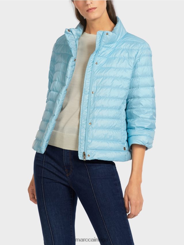 apģērbs atmosfēras zils VRBHXD301 Marc Cain \"pārdomāt kopā\" ​​stepēta jaka