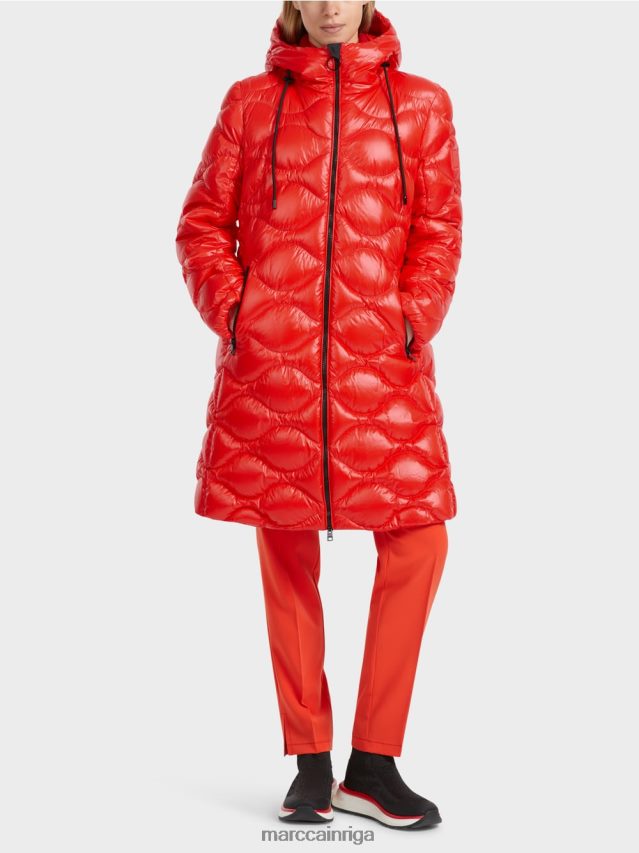 apģērbs campari VRBHXD244 Marc Cain stepēts "pārdomāt kopā" ​​mētelis