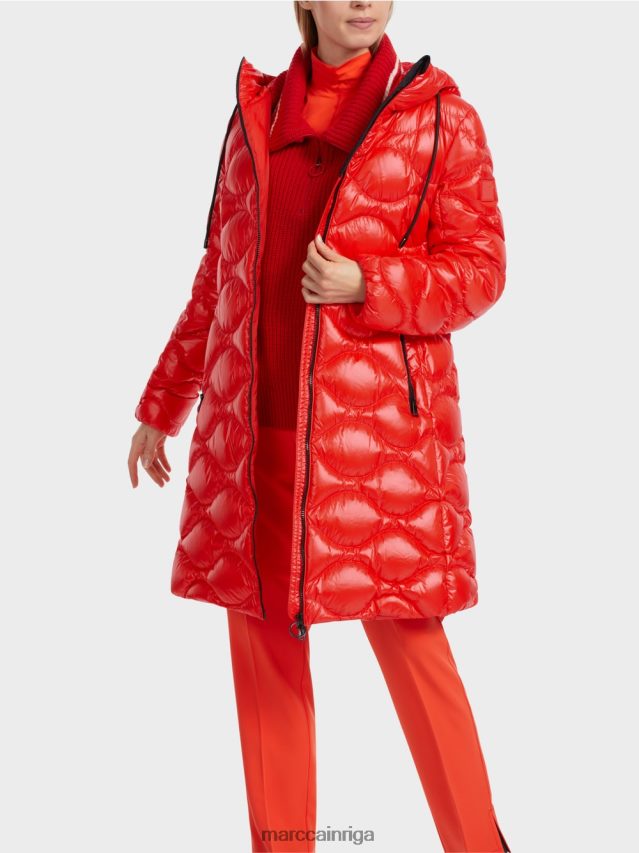 apģērbs campari VRBHXD244 Marc Cain stepēts \"pārdomāt kopā\" ​​mētelis