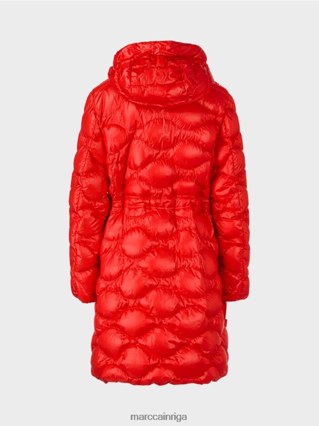 apģērbs campari VRBHXD244 Marc Cain stepēts \"pārdomāt kopā\" ​​mētelis