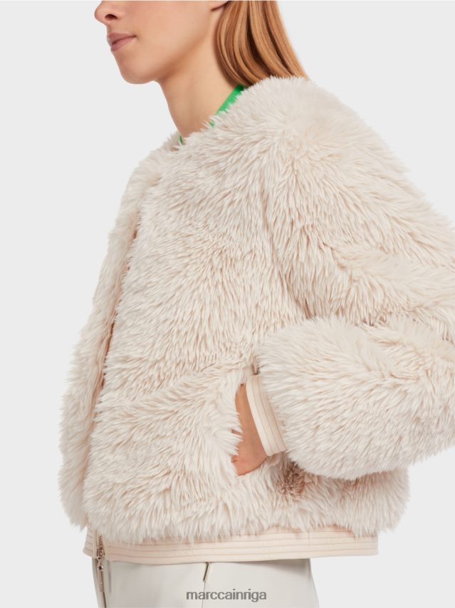 apģērbs dūmi VRBHXD228 Marc Cain pinkaina izskata āra jaka