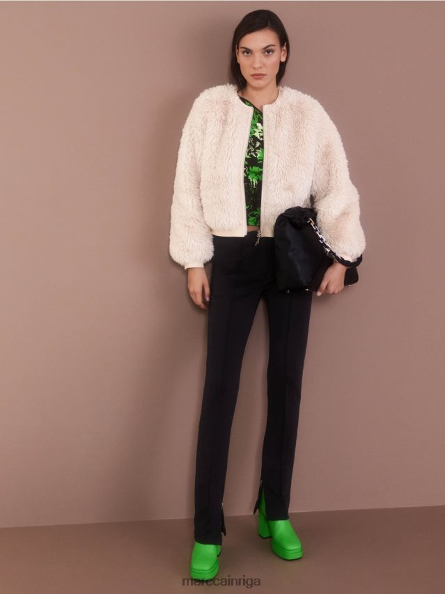 apģērbs dūmi VRBHXD228 Marc Cain pinkaina izskata āra jaka