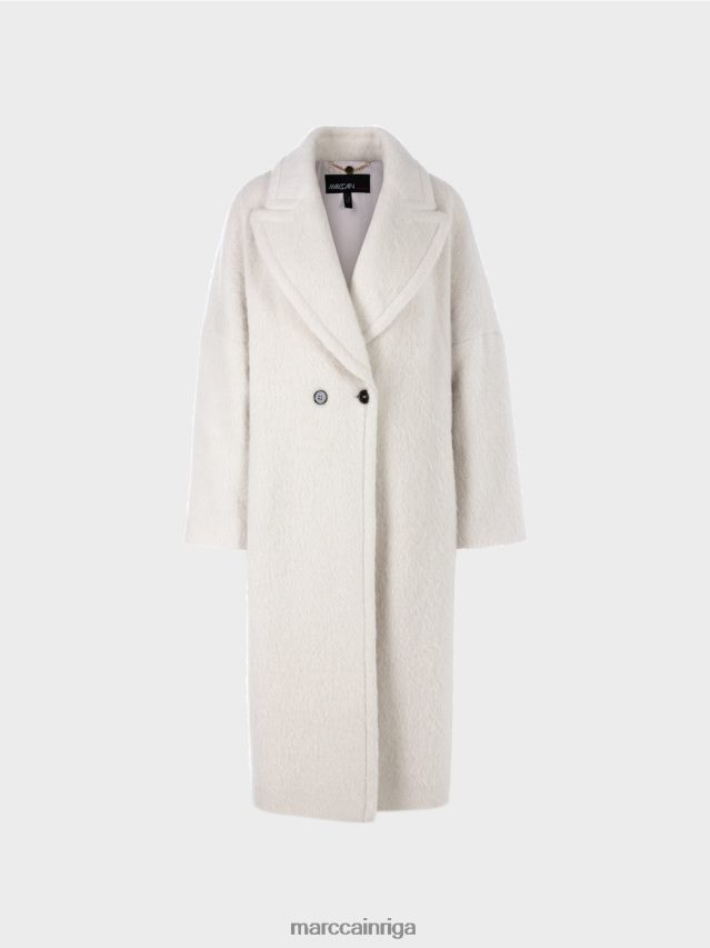 apģērbs dūmi VRBHXD232 Marc Cain mētelis lielizmēra izskatā