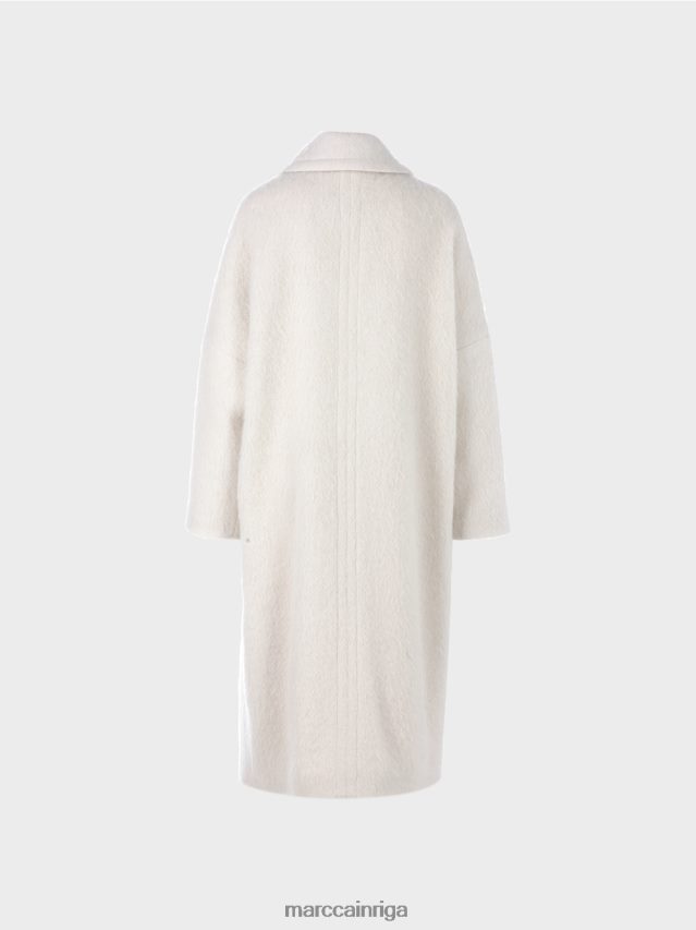 apģērbs dūmi VRBHXD232 Marc Cain mētelis lielizmēra izskatā