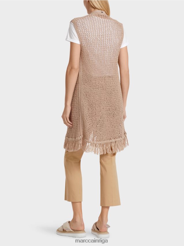 apģērbs dziļas smiltis VRBHXD271 Marc Cain \"pārdomāt kopā\" ​​adīta veste