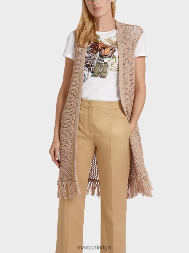 apģērbs dziļas smiltis VRBHXD271 Marc Cain \"pārdomāt kopā\" ​​adīta veste