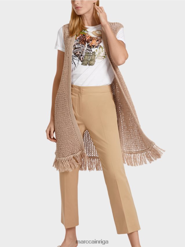 apģērbs dziļas smiltis VRBHXD271 Marc Cain \"pārdomāt kopā\" ​​adīta veste