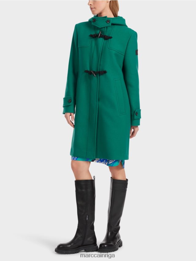 apģērbs eikalipts VRBHXD218 Marc Cain vilnas mētelis ar svirām