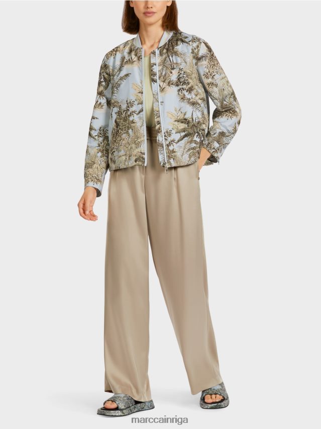 apģērbs gaiši pūderzils VRBHXD275 Marc Cain "pārdomāt kopā" ​​āra jaka