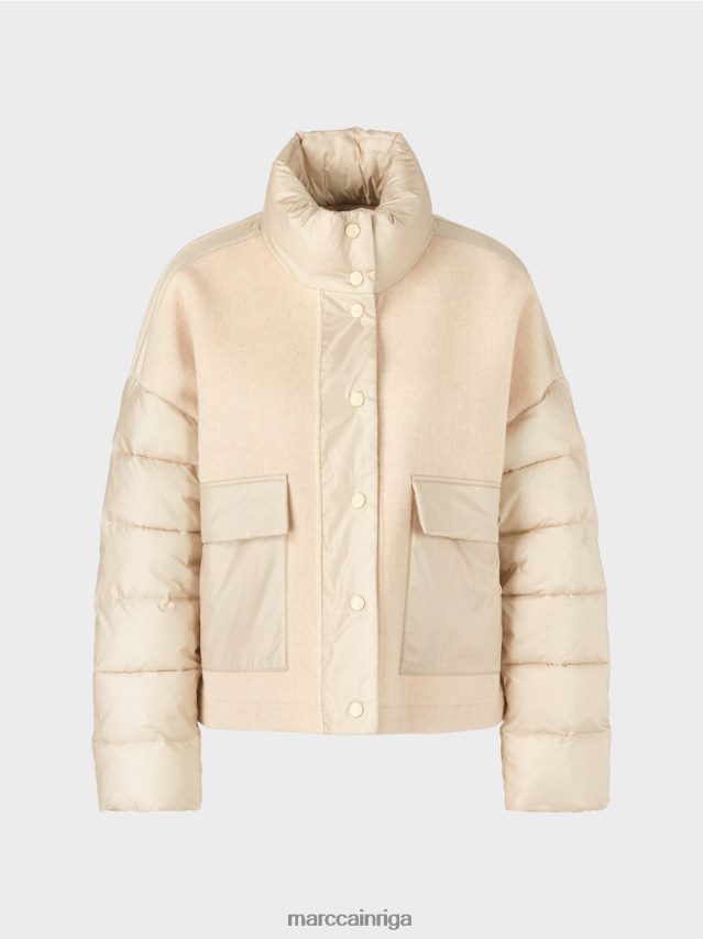 apģērbs gaišs akmens VRBHXD261 Marc Cain āra jaka ar 3m izolāciju