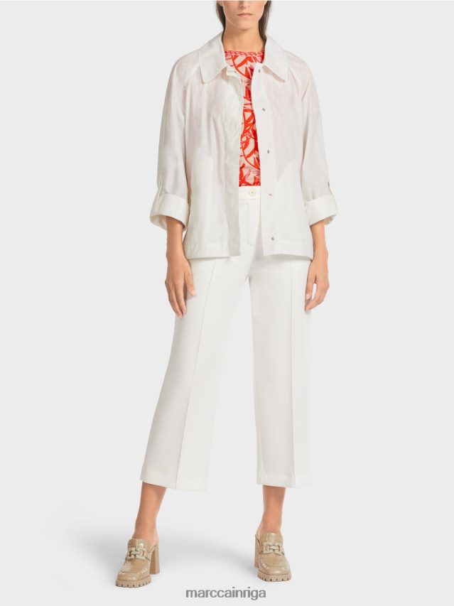 apģērbs gandrīz balts VRBHXD277 Marc Cain "pārdomāt kopā" ​​āra jaka