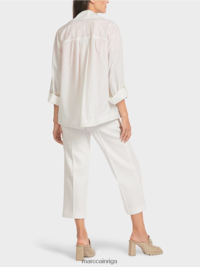 apģērbs gandrīz balts VRBHXD277 Marc Cain \"pārdomāt kopā\" ​​āra jaka