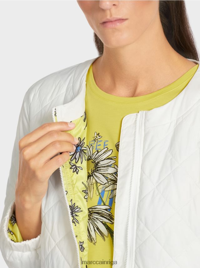 apģērbs gandrīz balts VRBHXD288 Marc Cain \"pārdomāt kopā\" ​​āra jaka