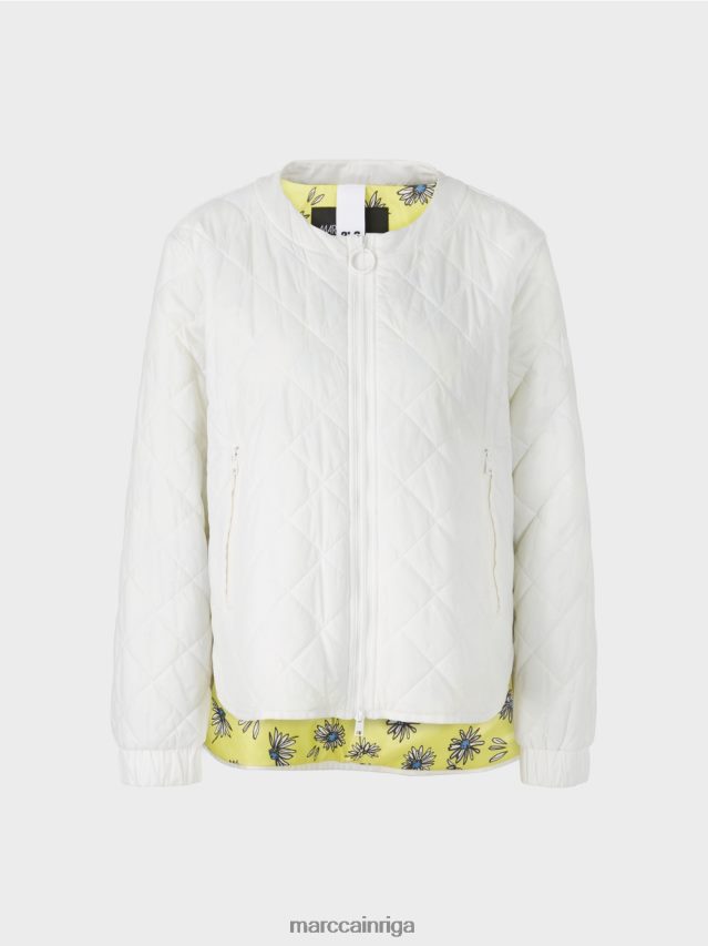 apģērbs gandrīz balts VRBHXD288 Marc Cain \"pārdomāt kopā\" ​​āra jaka