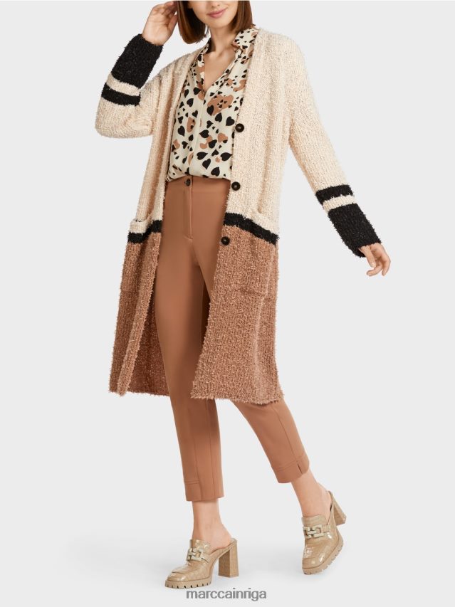 apģērbs krēms VRBHXD297 Marc Cain mētelis \"adīts Vācijā\"