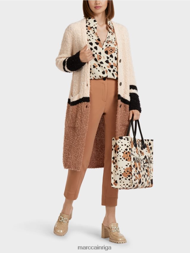 apģērbs krēms VRBHXD297 Marc Cain mētelis \"adīts Vācijā\"