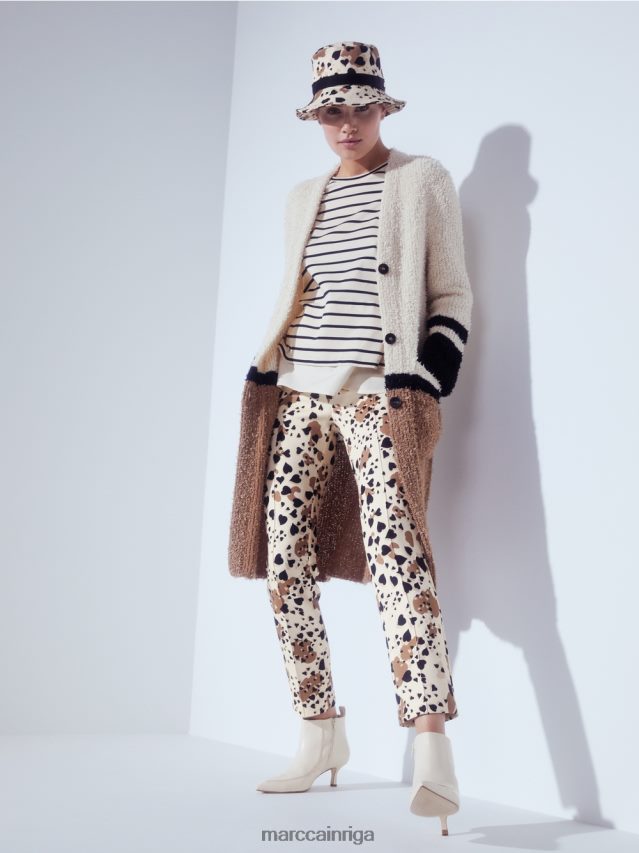 apģērbs krēms VRBHXD297 Marc Cain mētelis \"adīts Vācijā\"