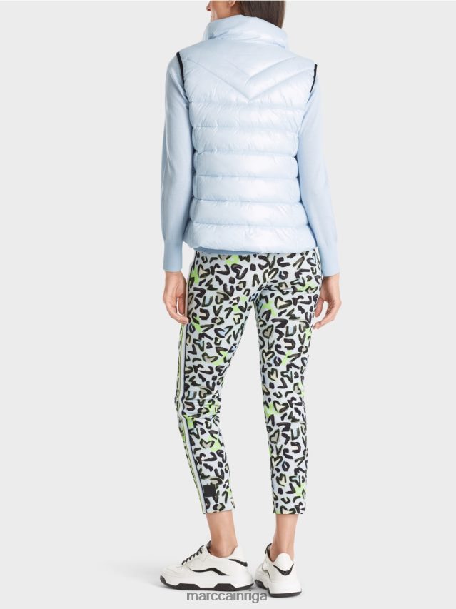 apģērbs mīksts pulveris zils VRBHXD260 Marc Cain \"pārdomāt kopā\" ​​stepēta veste