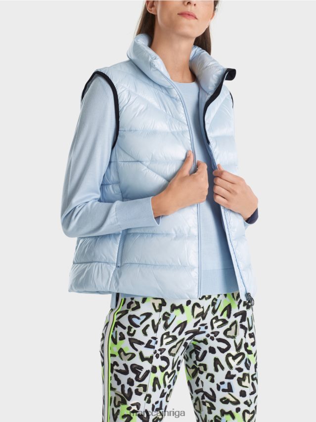 apģērbs mīksts pulveris zils VRBHXD260 Marc Cain \"pārdomāt kopā\" ​​stepēta veste