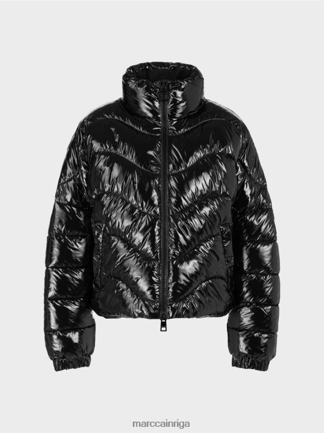 apģērbs melns VRBHXD243 Marc Cain stepēta jaka ar 3m thinsulate