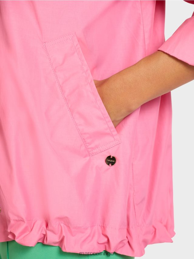 apģērbs spilgti rozā VRBHXD276 Marc Cain \"pārdomāt kopā\" ​​āra jaka