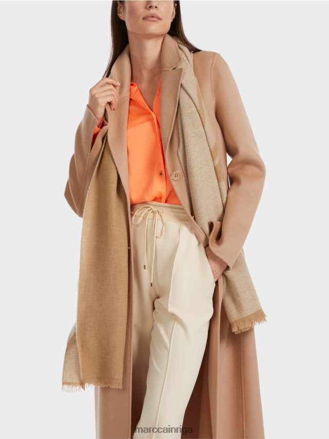 apģērbs spilgts īriss VRBHXD250 Marc Cain elegants vilnas mētelis