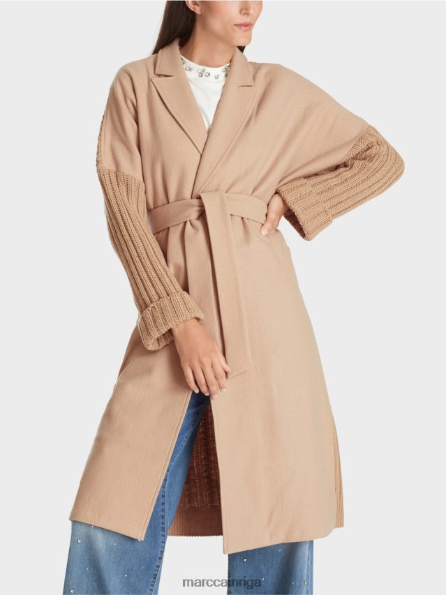 apģērbs spilgts īriss VRBHXD252 Marc Cain mētelis adīts Vācijā