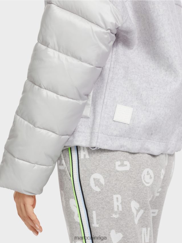 apģērbs sudrabaini pelēks VRBHXD258 Marc Cain āra jaka ar 3m izolāciju