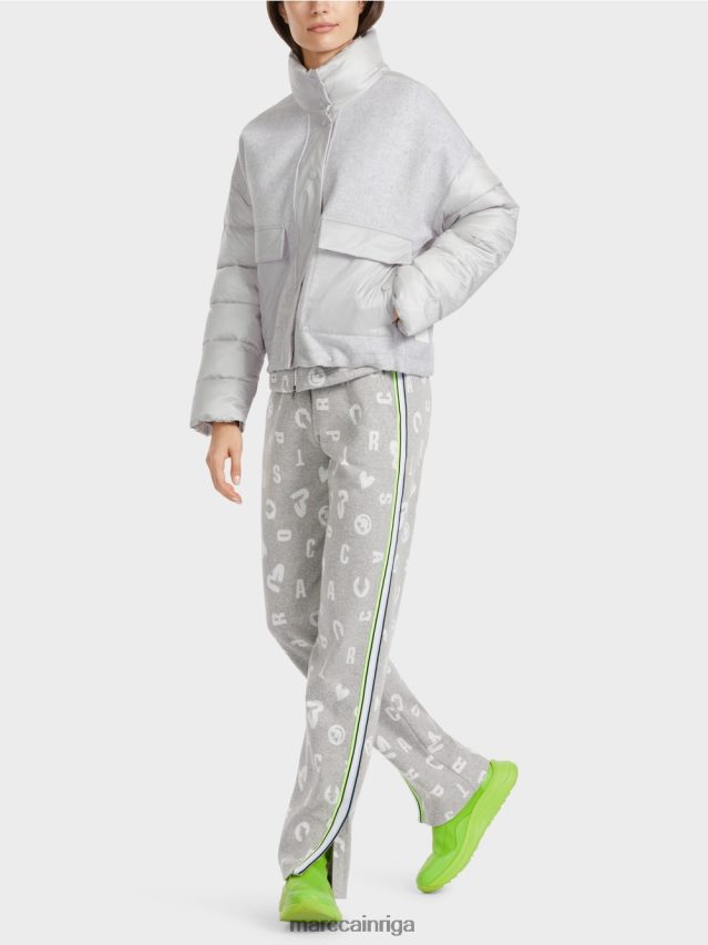 apģērbs sudrabaini pelēks VRBHXD258 Marc Cain āra jaka ar 3m izolāciju