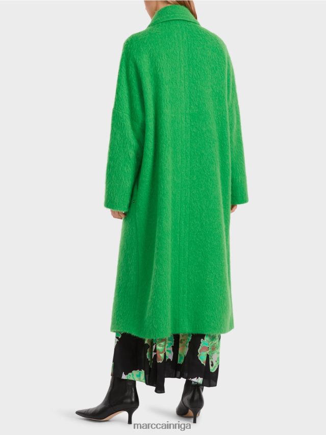 apģērbs tumši ābolu zaļš VRBHXD234 Marc Cain mētelis lielizmēra izskatā