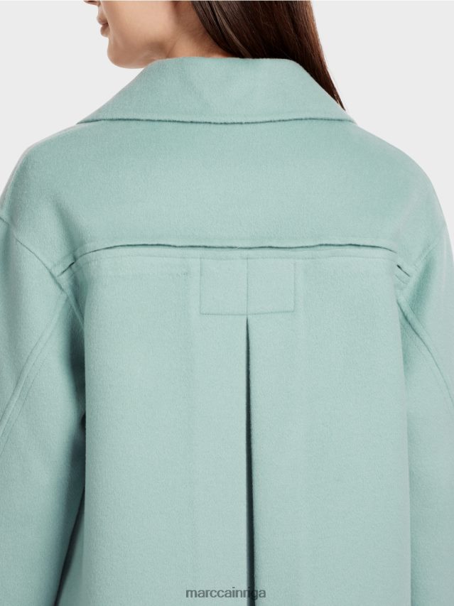 apģērbs tumši debeszils VRBHXD267 Marc Cain vilnas āra jaka