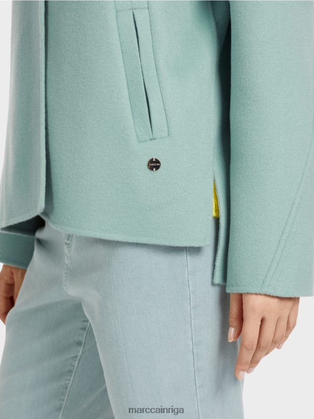 apģērbs tumši debeszils VRBHXD267 Marc Cain vilnas āra jaka