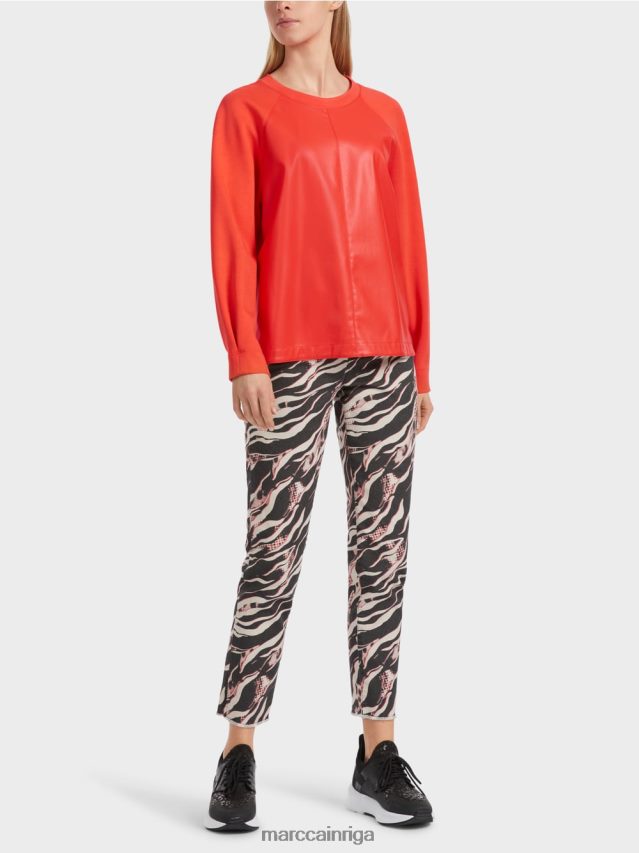 apģērbs campari VRBHXD1223 Marc Cain Raglana sporta krekls ar materiālu maisījumu