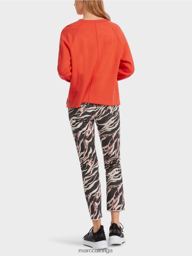 apģērbs campari VRBHXD1223 Marc Cain Raglana sporta krekls ar materiālu maisījumu