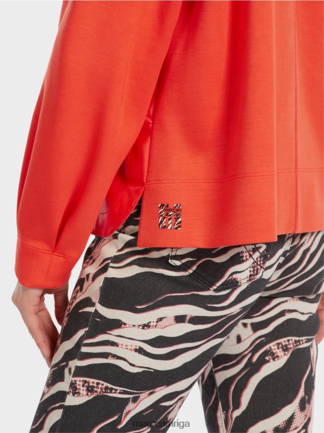 apģērbs campari VRBHXD1223 Marc Cain Raglana sporta krekls ar materiālu maisījumu