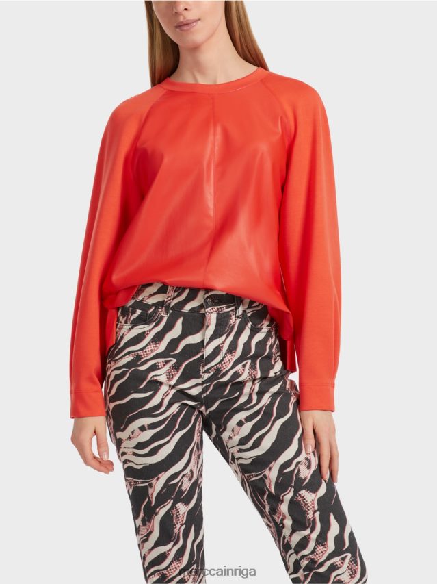 apģērbs campari VRBHXD1223 Marc Cain Raglana sporta krekls ar materiālu maisījumu