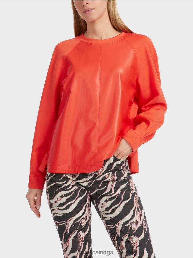 apģērbs campari VRBHXD1223 Marc Cain Raglana sporta krekls ar materiālu maisījumu