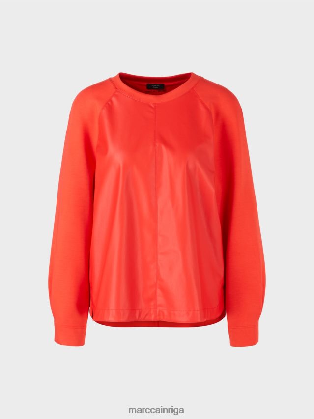 apģērbs campari VRBHXD1223 Marc Cain Raglana sporta krekls ar materiālu maisījumu