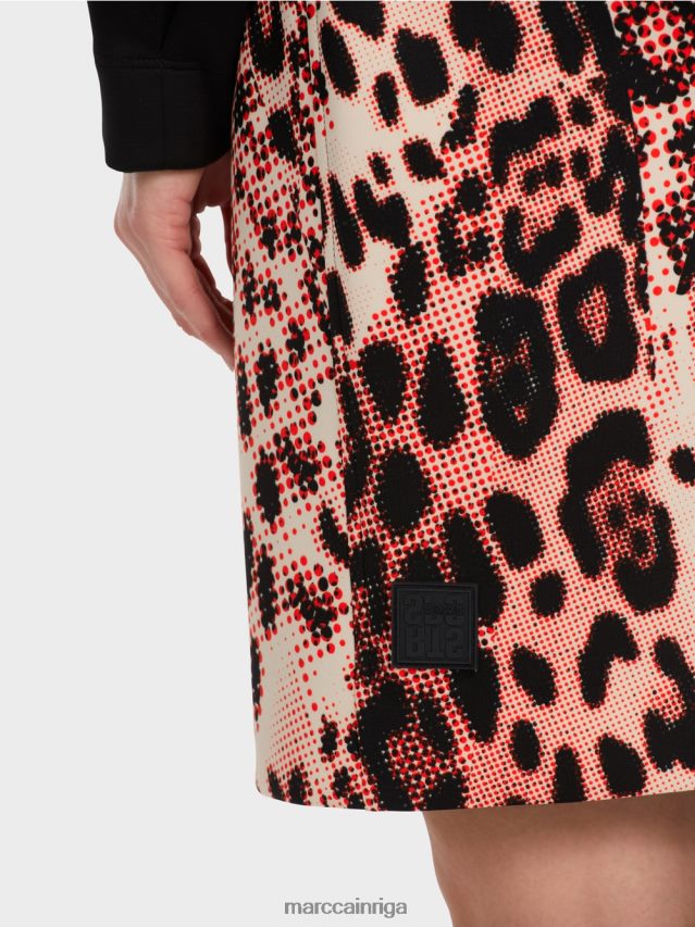 apģērbs campari VRBHXD461 Marc Cain mini svārki ar leo apdruku