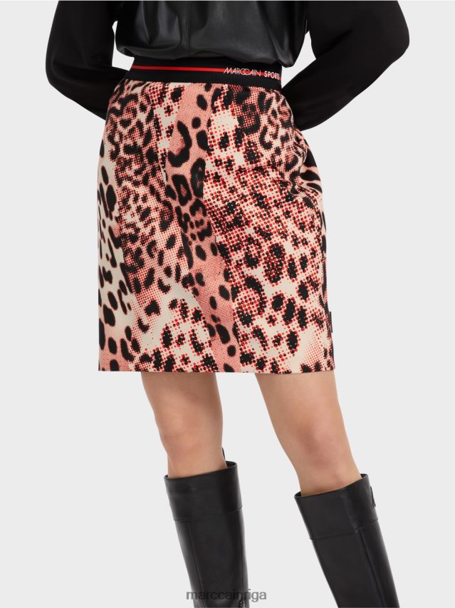 apģērbs campari VRBHXD461 Marc Cain mini svārki ar leo apdruku