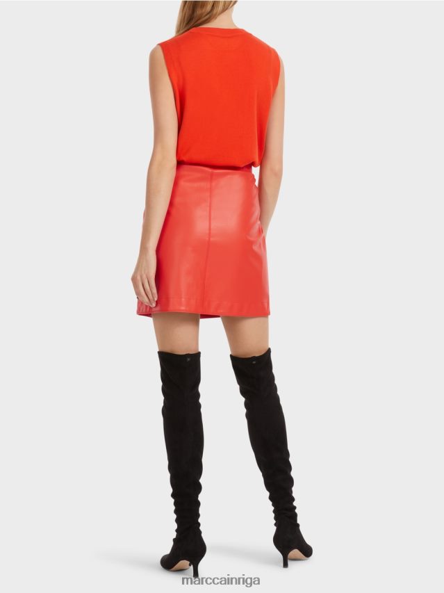 apģērbs campari VRBHXD462 Marc Cain īsi svārki no jautras ādas