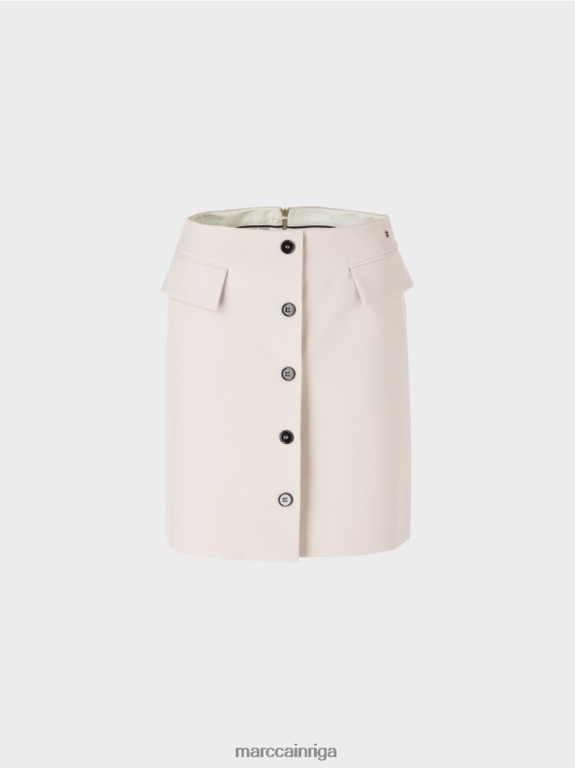 apģērbs dūmi VRBHXD459 Marc Cain mini svārki ar pogu skavām