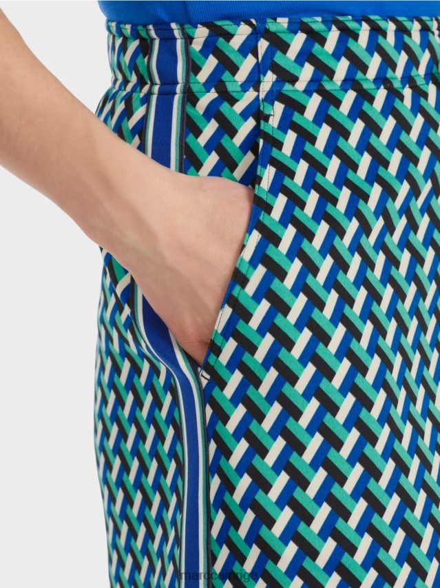 apģērbs emalja VRBHXD457 Marc Cain uzliesmojoši svārki ar visaptverošu dizainu