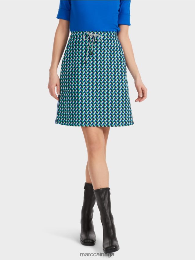 apģērbs emalja VRBHXD457 Marc Cain uzliesmojoši svārki ar visaptverošu dizainu